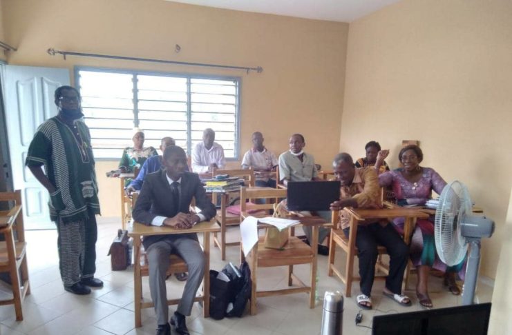 Formation en présentielle avec Dr AGBEDE Afolabi Ghislain au étudiant de FITEP BENIN